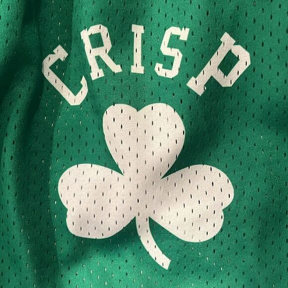 Crisp “Bean Town” green mesh shorts, size M - Picture 2 of 3